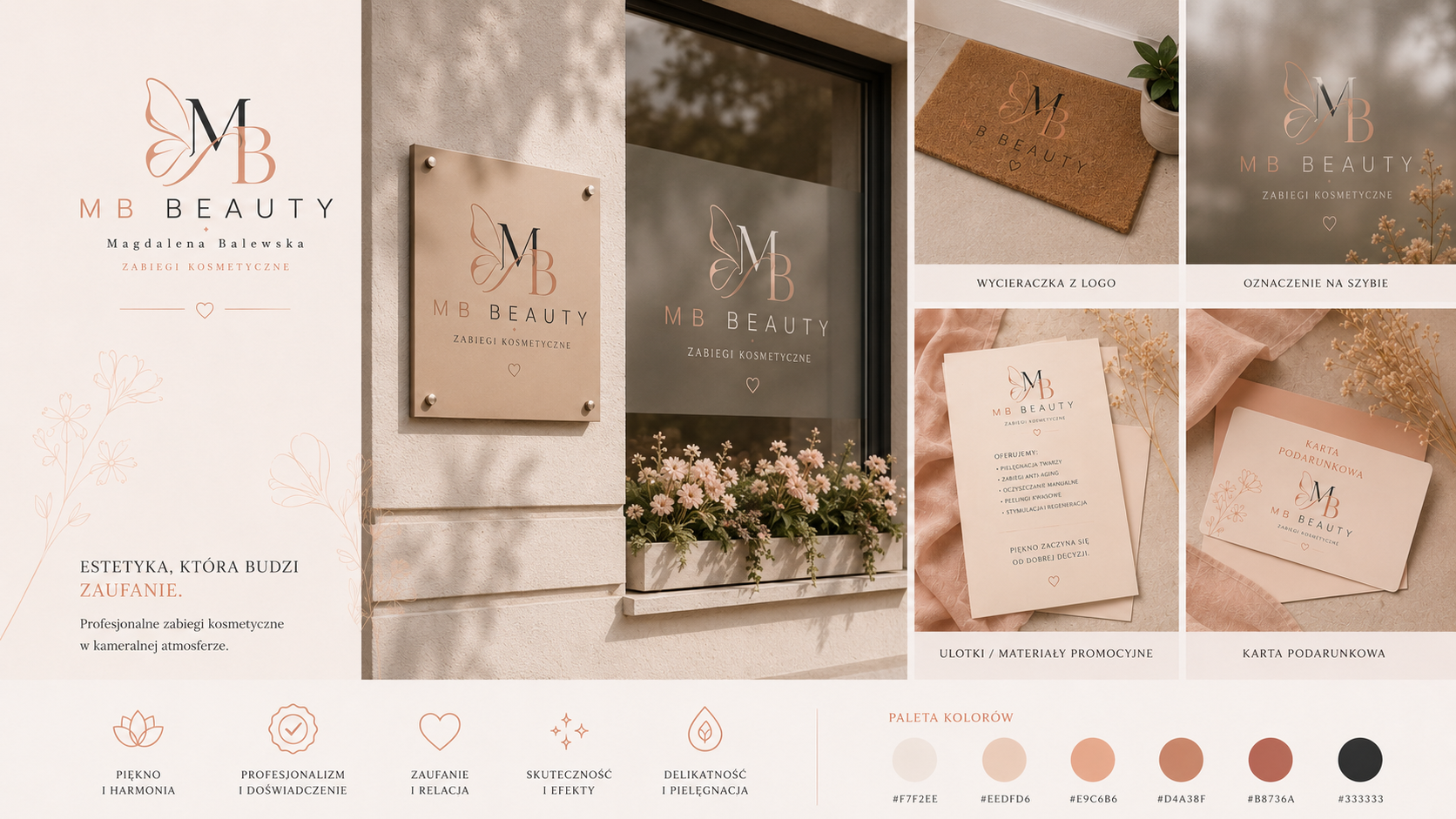 Materiały oznakowania i promocji MB Beauty