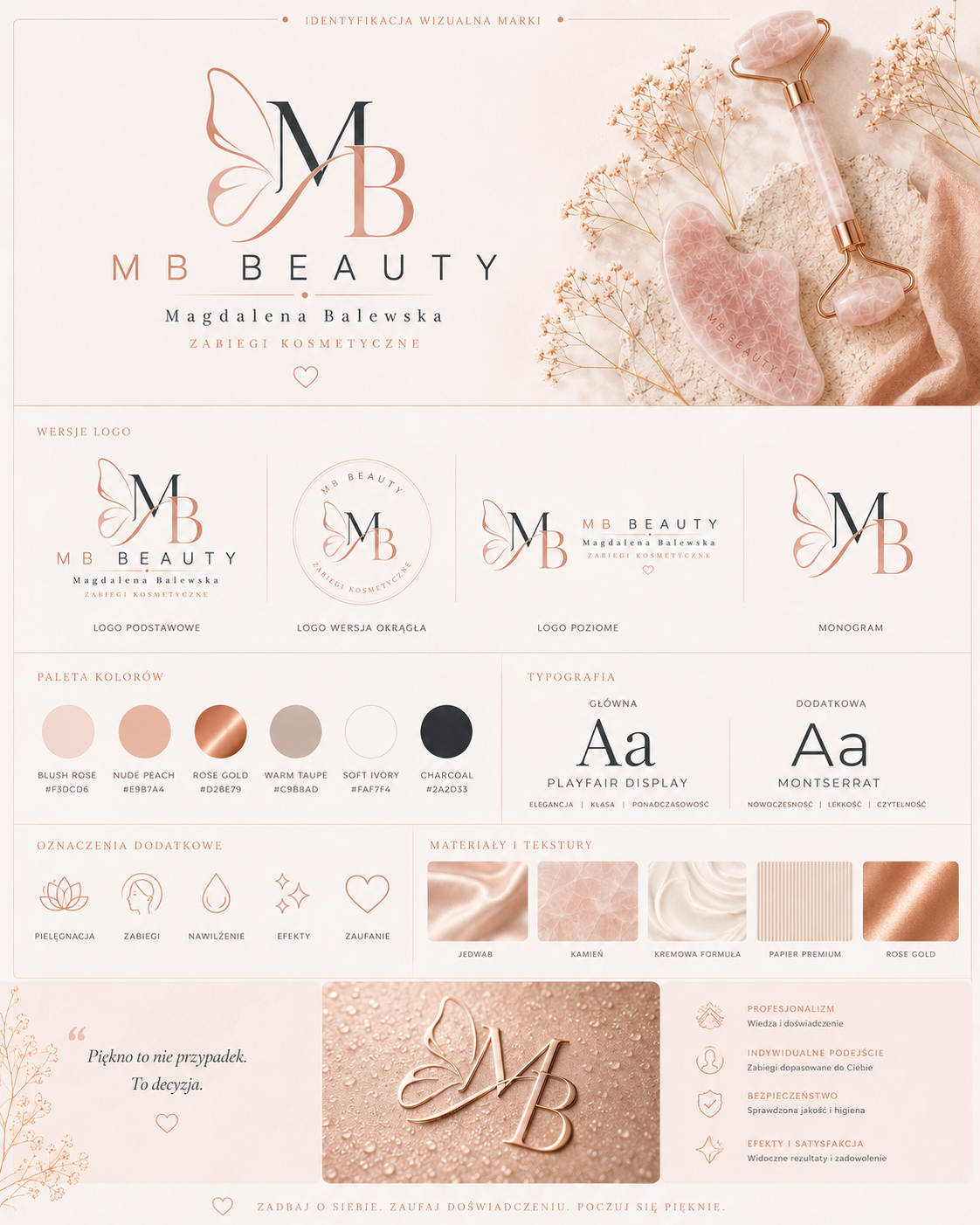 Brand board MB Beauty
