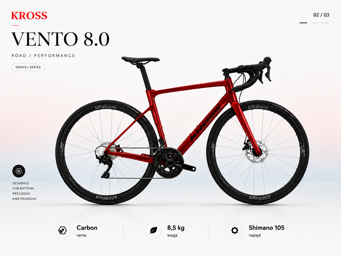 KROSS Vento 8.0 Racing Red