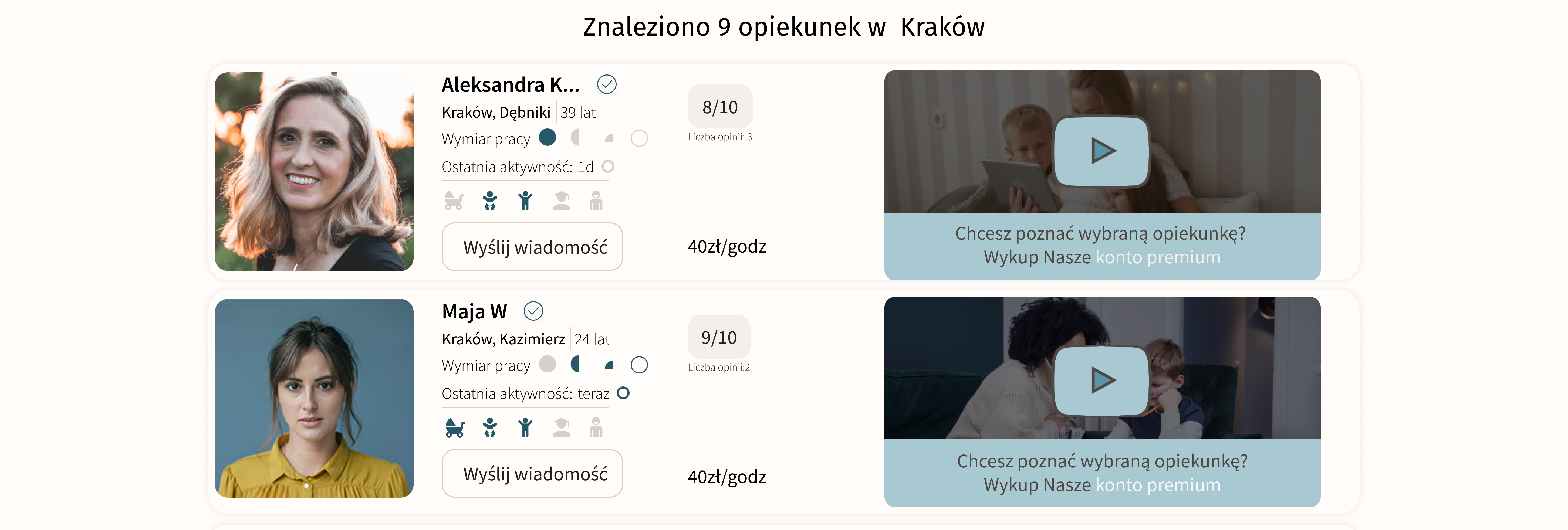 Oryginalna lista opiekunek O mamo! z Figmy