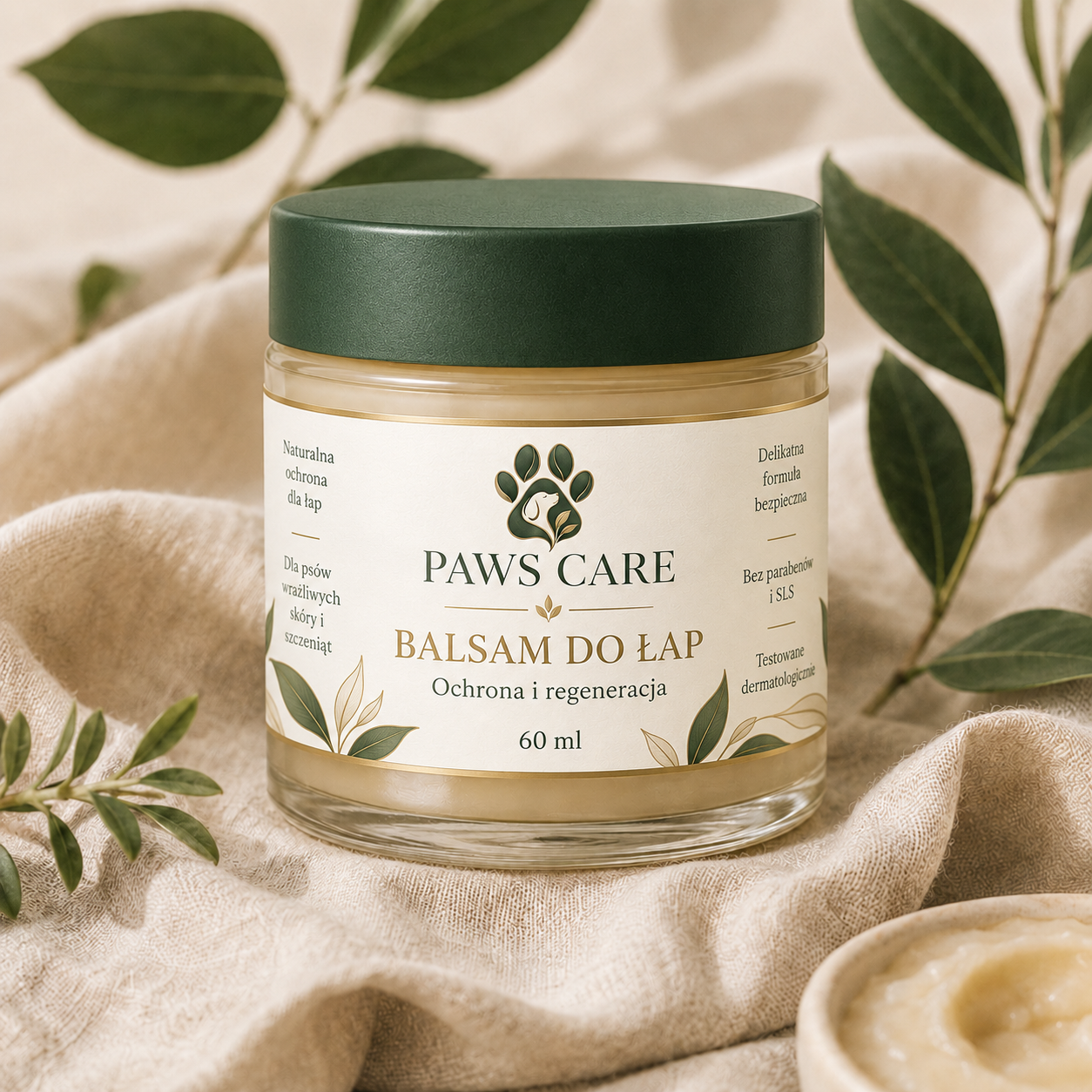 Balsam do łap PAWS Care w jasnym opakowaniu