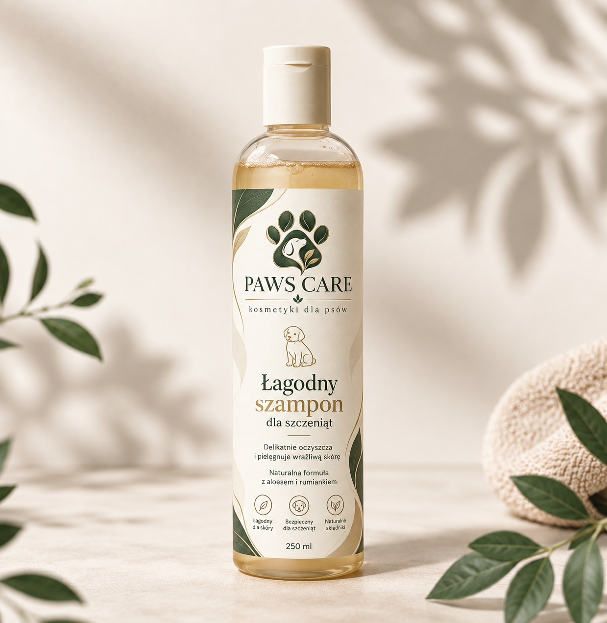 Łagodny szampon PAWS Care