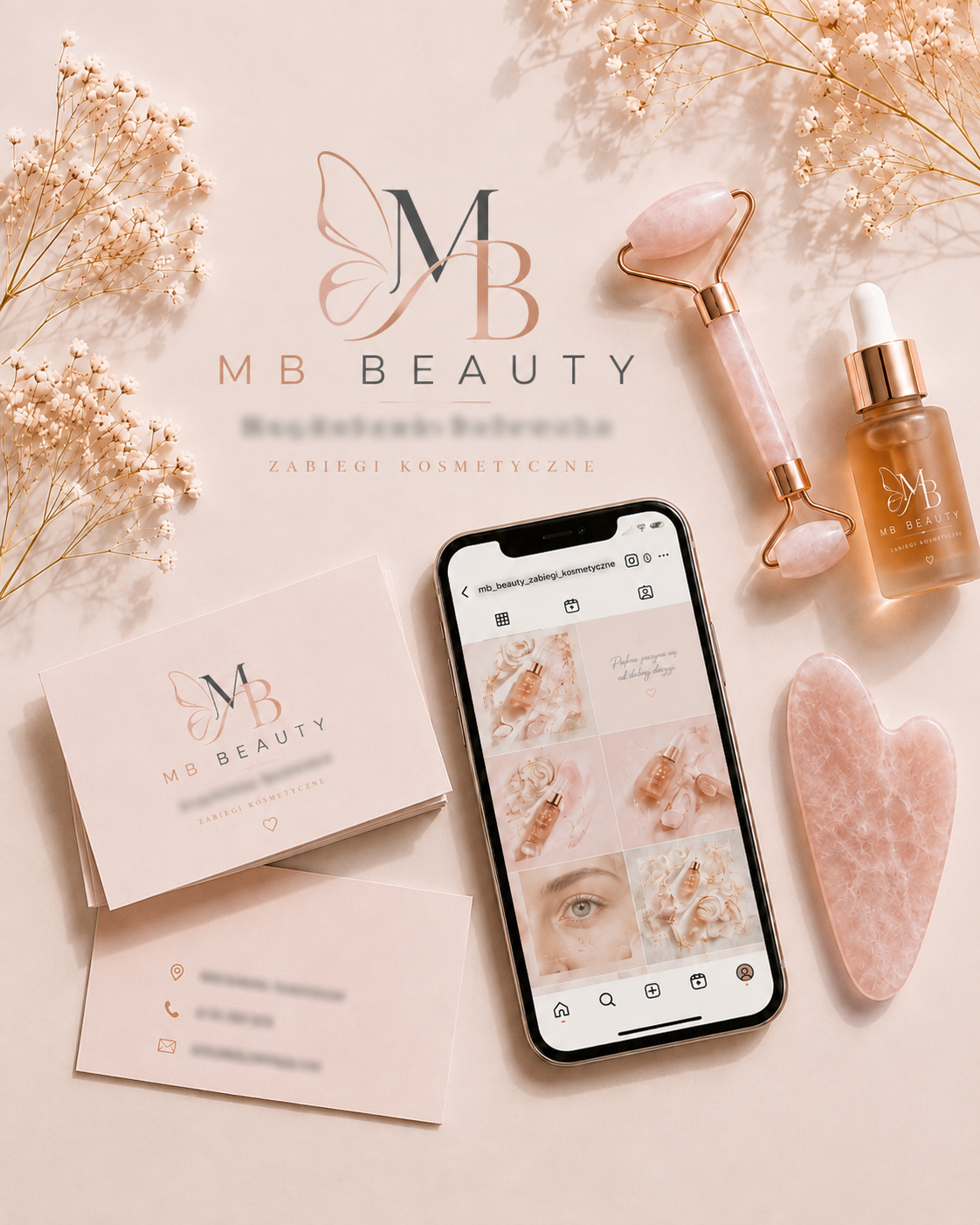 Materiały identyfikacji wizualnej MB Beauty